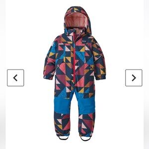 NWT Patagonia Baby Snow Pile One Piece Winter Snowsuit Size 12-18 Months